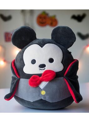 Squishmallows Disney Mickey 8” Vampire Halloween Plush